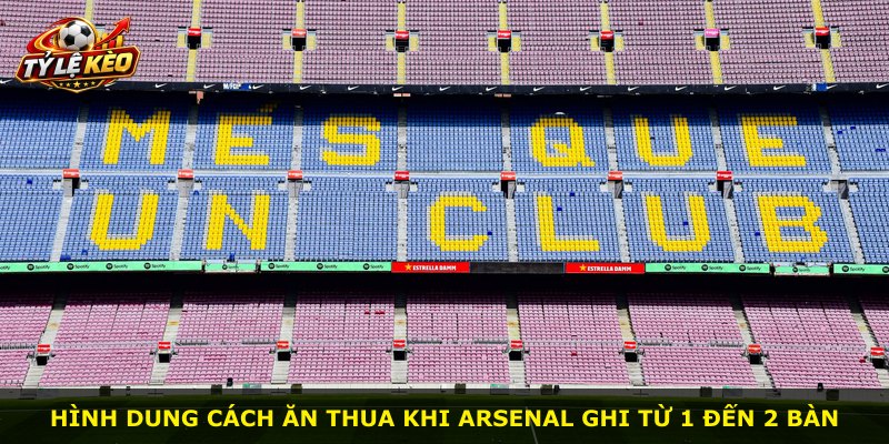 Hình dung cách ăn thua khi Arsenal ghi từ 1 đến 2 bàn