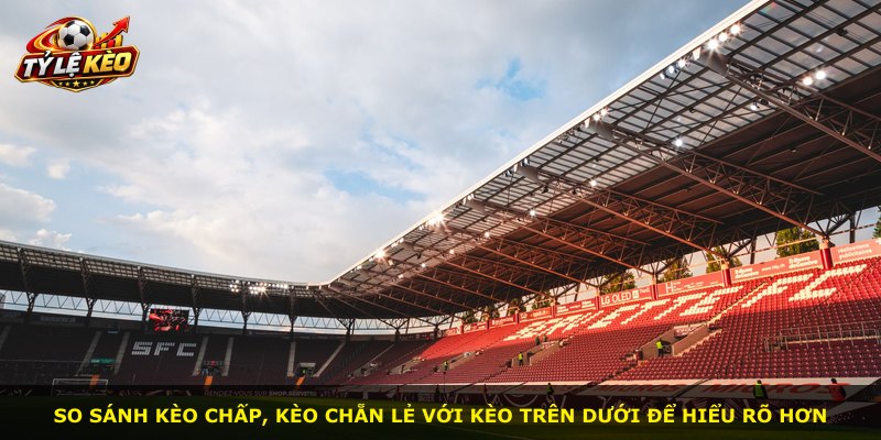 So sánh kèo chấp, kèo chẵn lẻ với kèo trên dưới để hiểu rõ hơn
