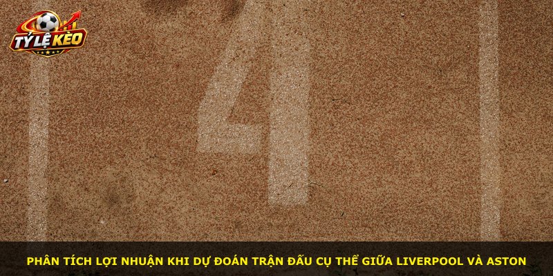 Phân tích lợi nhuận khi dự đoán trận đấu cụ thể giữa Liverpool và Aston