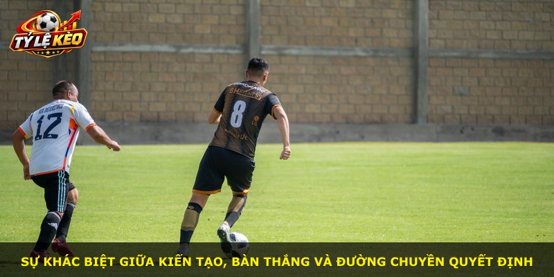 Sự khác biệt giữa kiến tạo, bàn thắng và đường chuyền quyết định